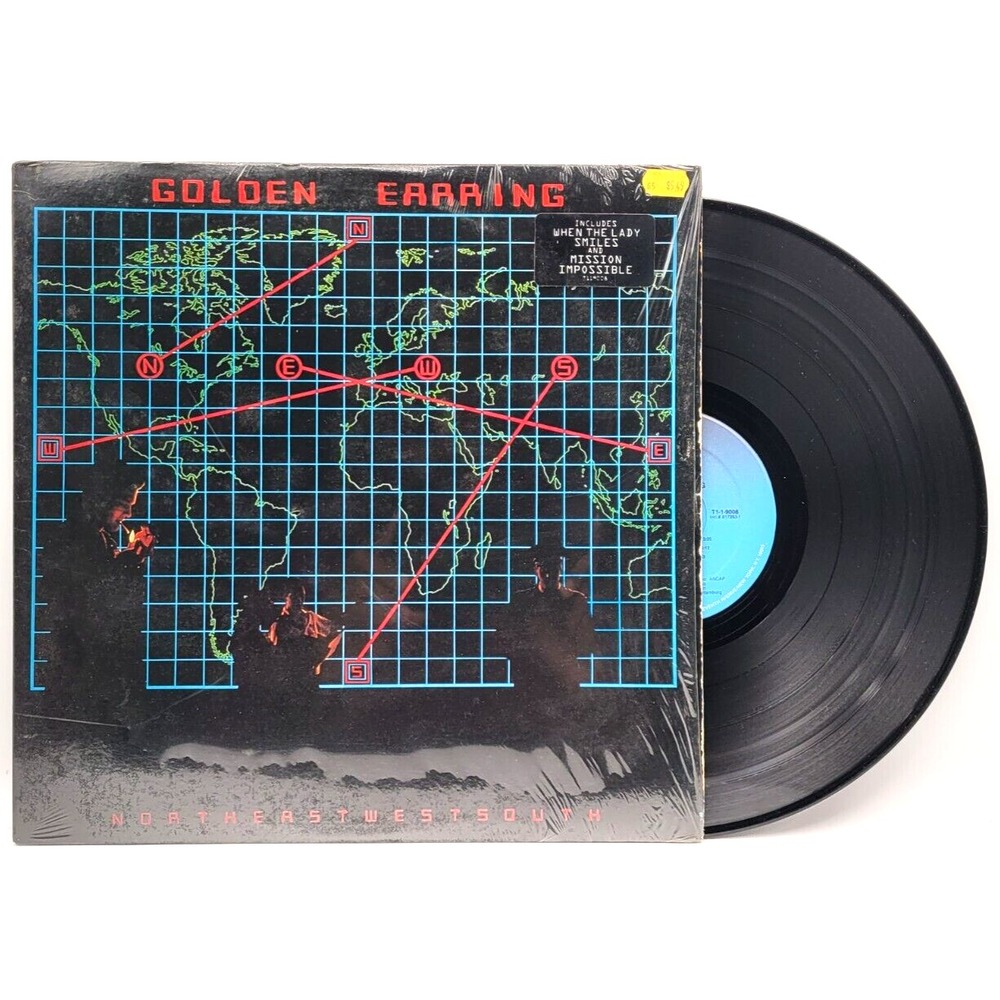 GOLDEN EARRING - N.E.W.S. - ROCK LP *IN SHRINK* *HYPE STICKER*